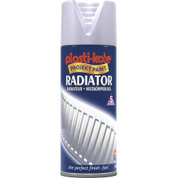 PlastiKote Radiator Spray Paint 400ml Satin Chrome