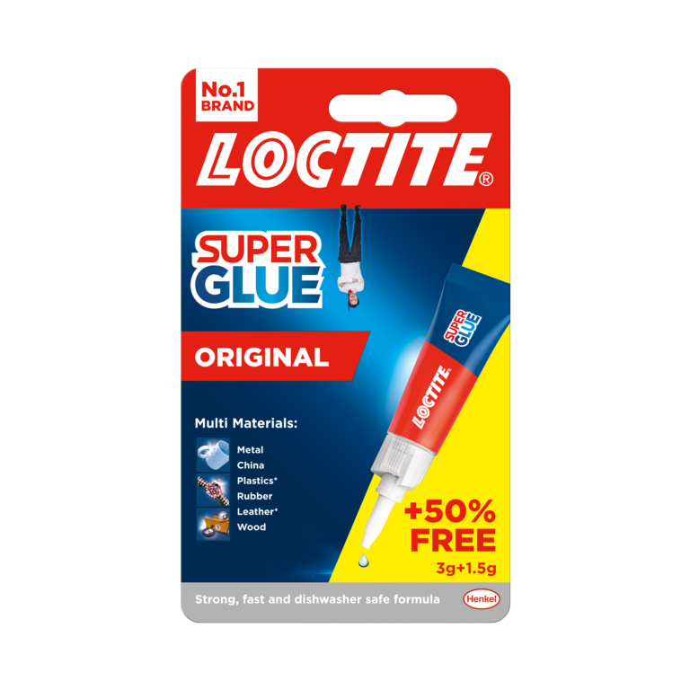 Loctite Super Glue 3g Tube plus 50% Free