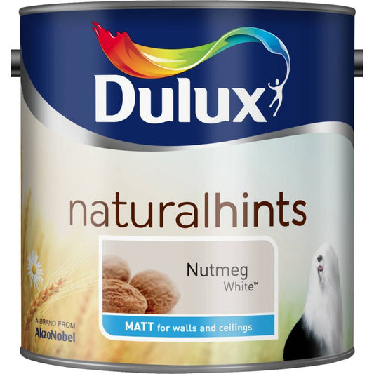 Dulux Natural Hints Matt 2.5L Nutmeg White