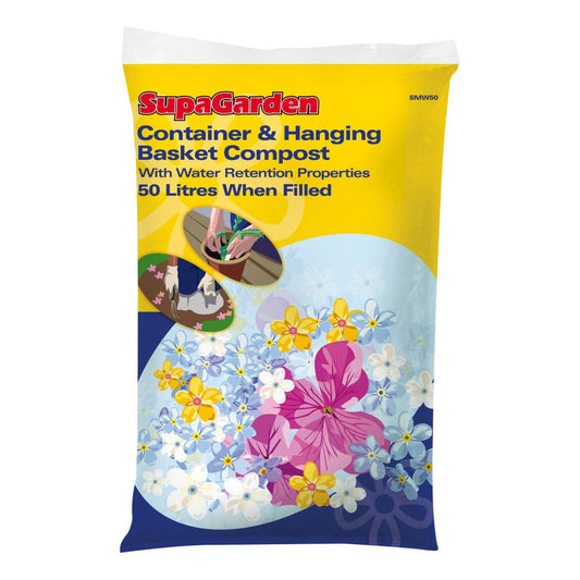 SupaGarden Container & Hanging Basket Compost 50L