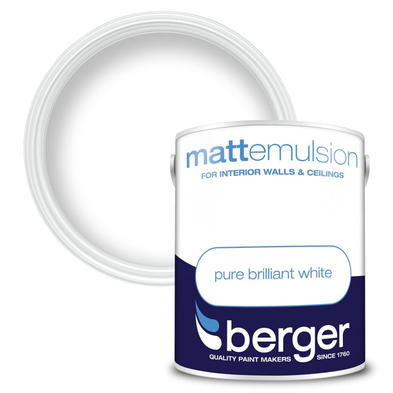 Berger Vinyl Matt 5L Pure Brilliant White