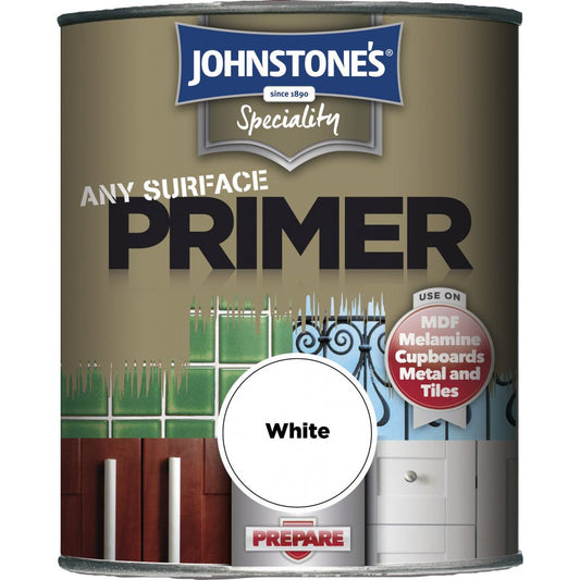 Johnstone's Any Surface Primer 250 ml Blanc