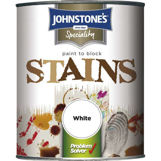 Johnstone's Peinture pour bloquer les taches 750 ml Blanc
