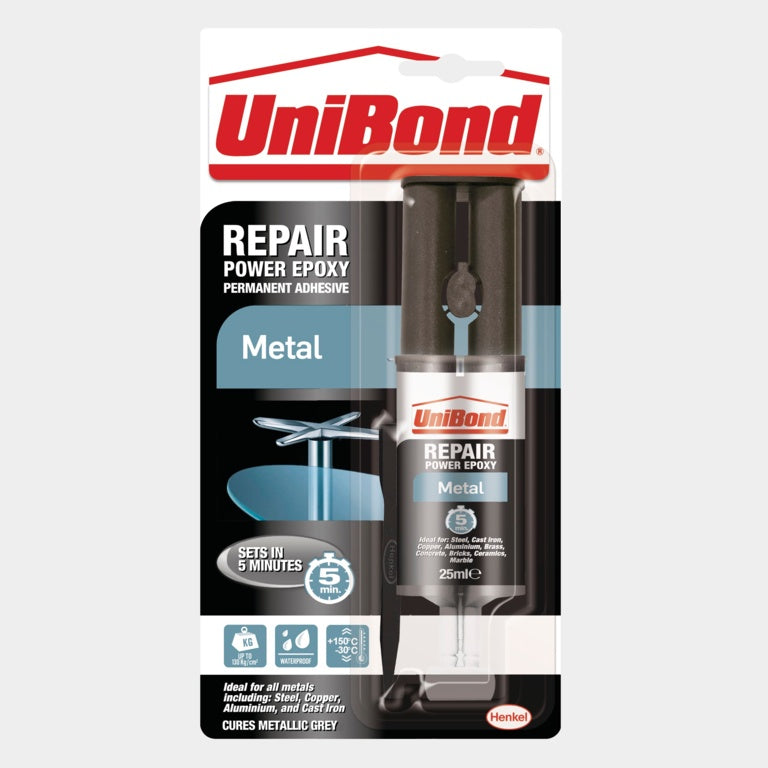 UniBond Repair Power Epoxi Metal Jeringa 25ml