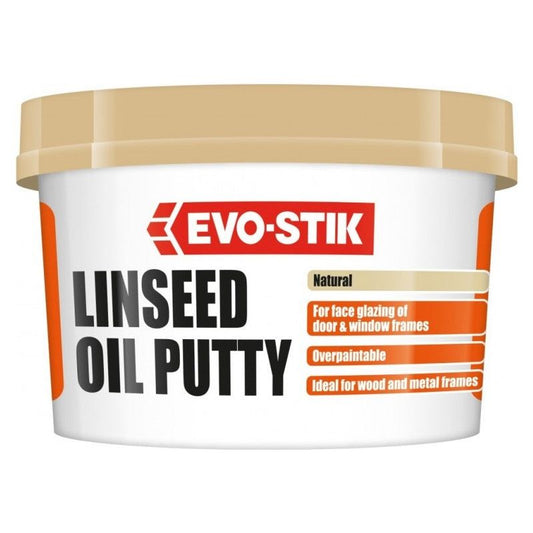 Evo-Stik Multi-Purpose Linseed Oil Putty 500g Natural