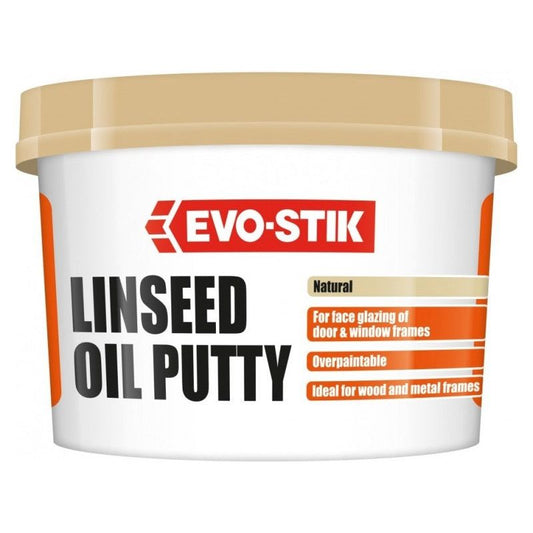 Evo-Stik Multi-Purpose Linseed Oil Putty 1kg Natural