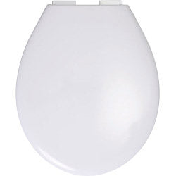 Siège de toilette à fermeture douce thermodurci blanc Cavalier
