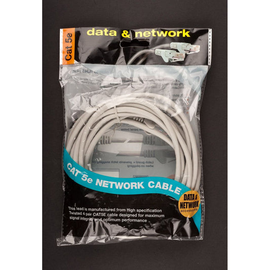 Câble réseau Dencon CAT 5E 5m gris