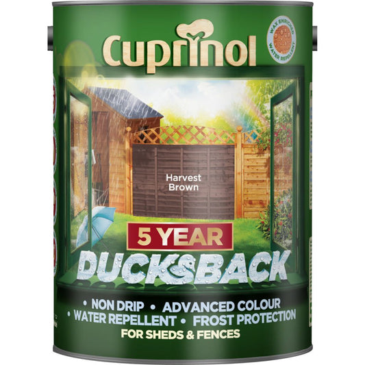 Cuprinol Ducksback 5L Récolte Brun