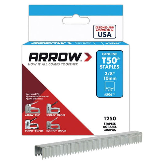 Arrow T50 Staples 10mm (1250)