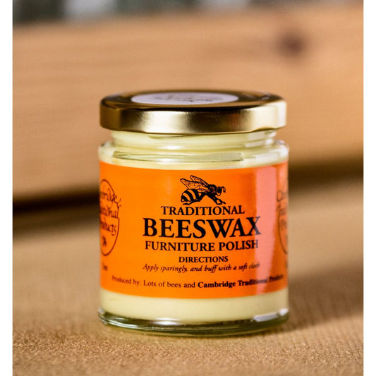 Cambridge Traditional Natural Beeswax Polish 142gm Jar