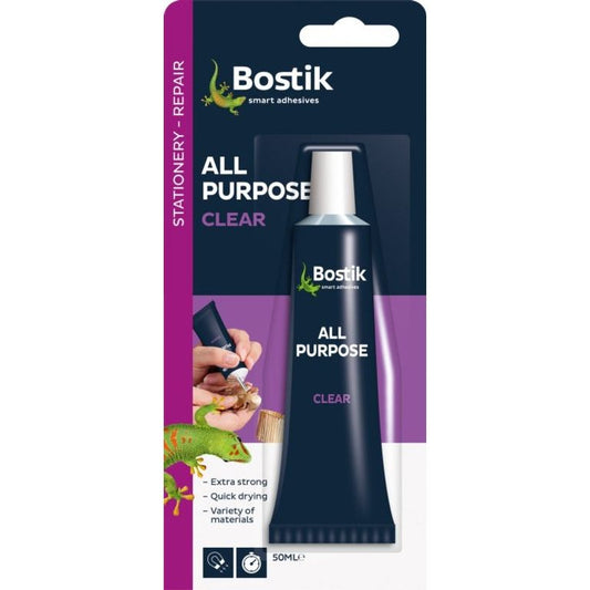 Bostik All Purpose Adhesive 50ml Blister