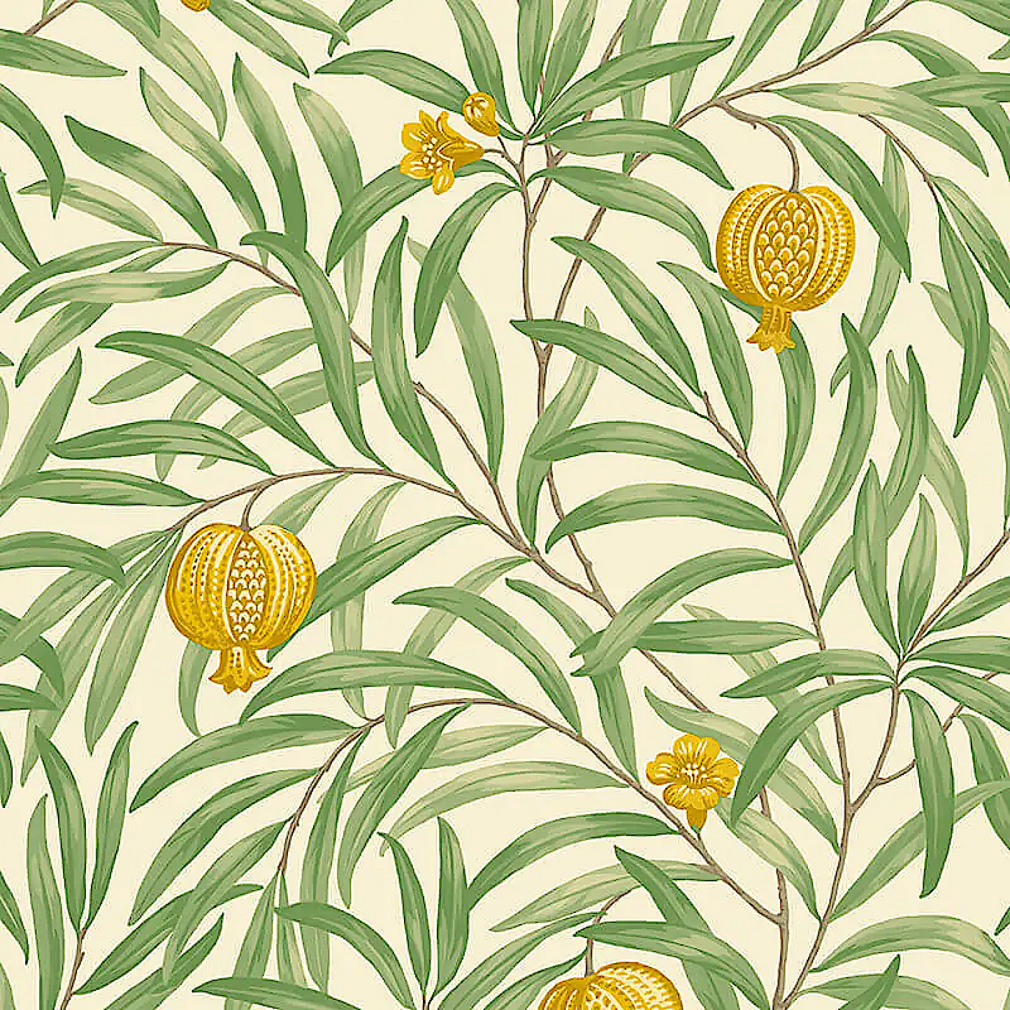 Belgravia Pomegranate Leaf  Wallpaper