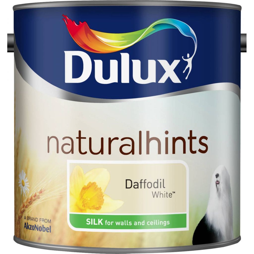 Dulux Natural Hints Silk 2.5L Daffodil White