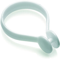 Croydex - Anillas para botones de cortina de ducha (paquete de 12), color blanco