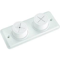 Croydex Cloth Holder - Ivory Double