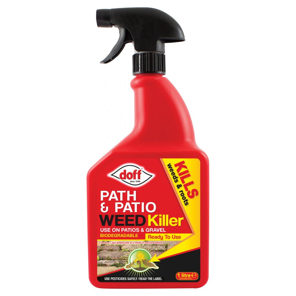 Doff 'Knockdown' Systemic Path & Patio Weedkiller 1L