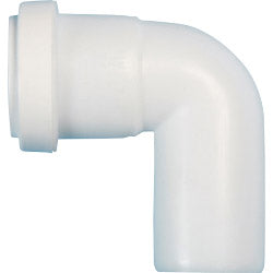 Coude pivotant Polypipe 91 1/4 degrés 32mm gris