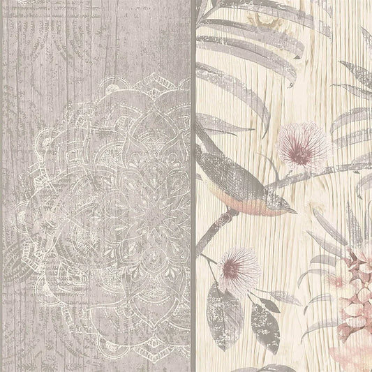 Belgravia Rosa Panel  Wallpaper