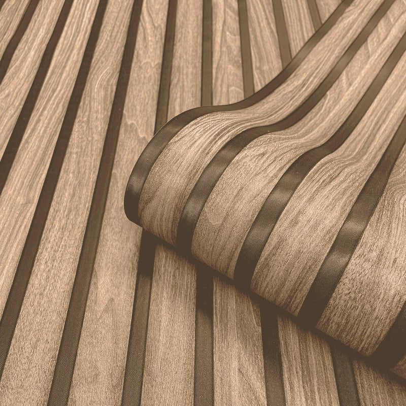 Belgravia Wood Slat Wallpaper